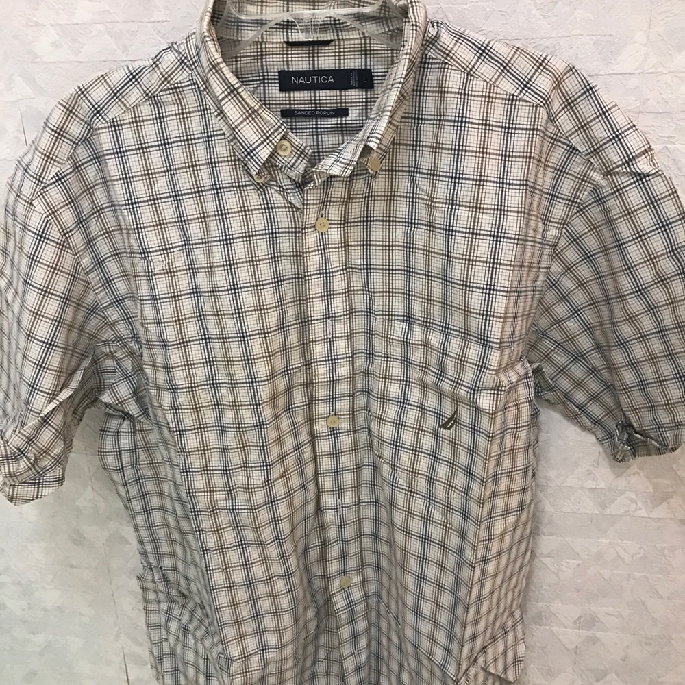 Nautica button down t-shirt